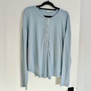 Wilfred Free Light Blue Long Sleeve Top